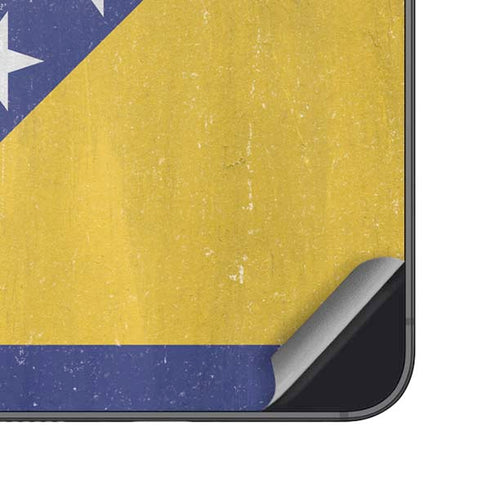 Bosnia and Herzegovina Flag Distressed Galaxy S25 Skin